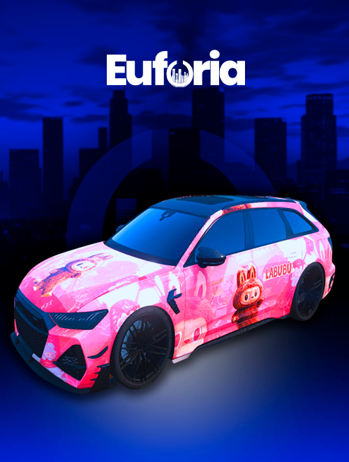 Rs6 Labubu  Rosa