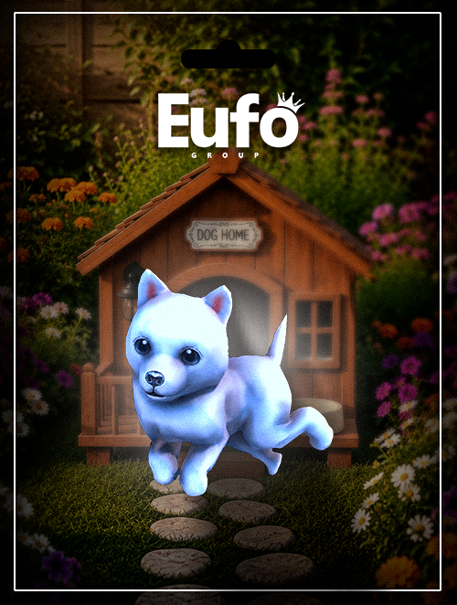 SHIBA ALBINO NO OMBRO