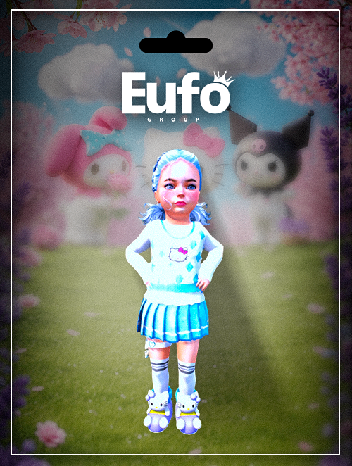 SKIN HELLOKITTY AZUL