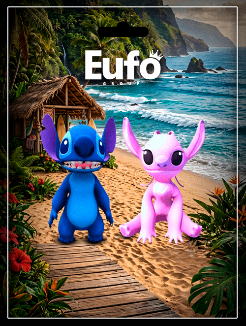 PACK URSINHOS ANGEL e STITCH